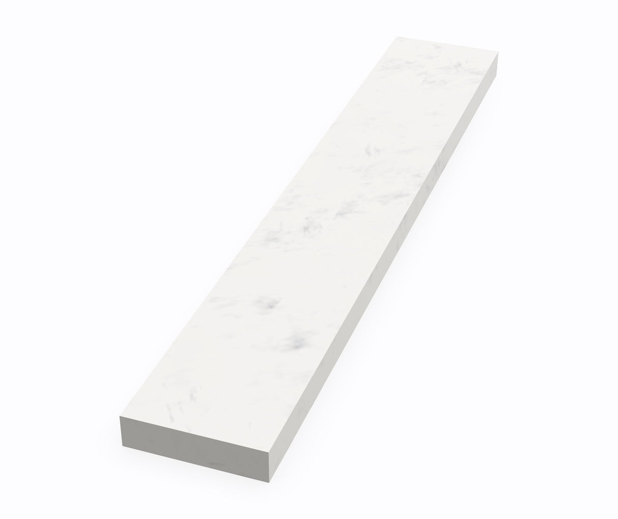 Swanstone VT19-SS 3/4" 3" x 18" Sidesplash - 17" & 19" Ellipse Vanity Tops in Carrara VT00019SS.221