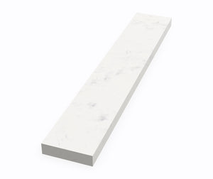 Swanstone VT19-SS 3/4" 3" x 18" Sidesplash - 17" & 19" Ellipse Vanity Tops in Carrara VT00019SS.221