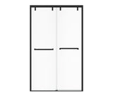 MAAX 135321-900-340-000 Uptown 44-47 x 76 in. 8 mm Bypass Shower Door for Alcove Installation with Clear glass in Matte Black