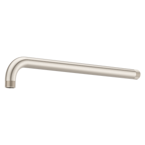 Universal 14 in. Straight Shower Arm in Brushed Nickel
