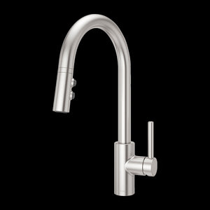 Stellen 1-Handle Pull-Down Kitchen Faucet in Stainless Steel