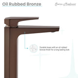 Voltaire Single Hole, Single-Handle, High Arc Bathroom Faucet in Oil Rubbed Bronze