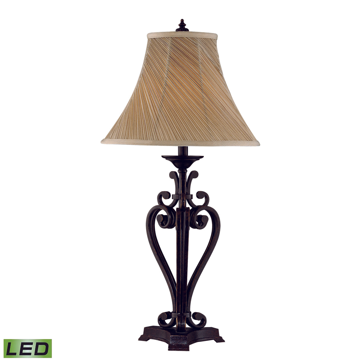 Elk 97628-LED Angers 32.38'' High 1-Light Table Lamp - Dark Bronze - Includes LED Bulb