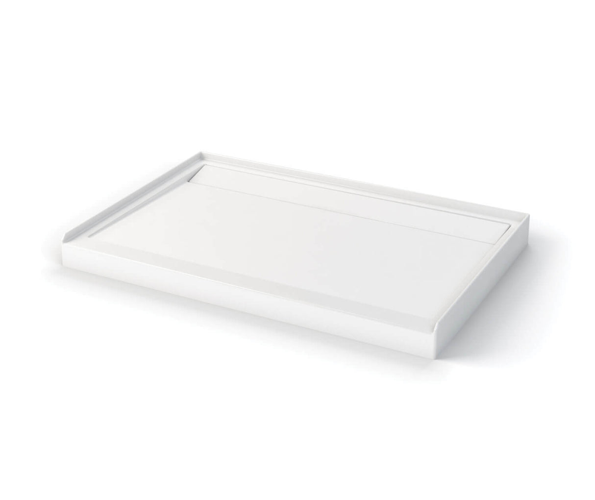 MAAX 106350-000-001-000 Distinct 48 48 x 32 Acrylic Alcove or Corner Shower Base with Back Center Drain in White