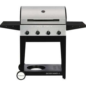 Cadac 98251-41G01-US Entertainer 4-BRN Stainless Steel Grill, 57,000BTU, Tank Storage Shelf