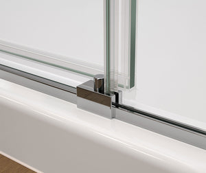 MAAX 135870-900-084-000 Nebula 44 ½-46 ½ x 78 ¾ in. 8mm Sliding Shower Door for Alcove Installation with Clear glass in Chrome
