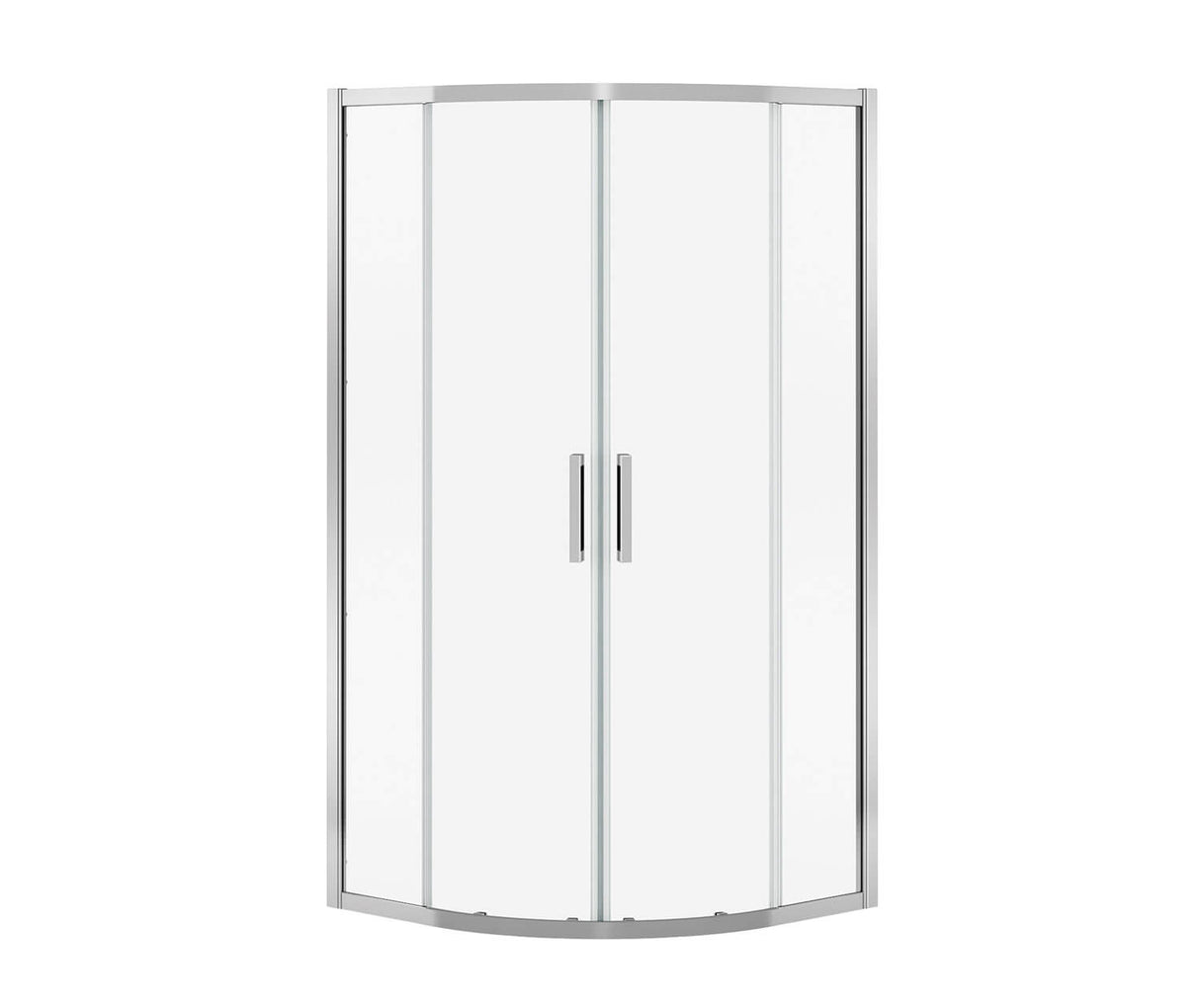 MAAX 137449-900-084-000 Radia Neo-round 38 x 38 x 71 ½ in. 6 mm Sliding Shower Door for Corner Installation with Clear glass in Chrome