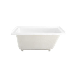 Voltaire 54 x 30 Left Drain Soaking Alcove Bathtub in Glossy White