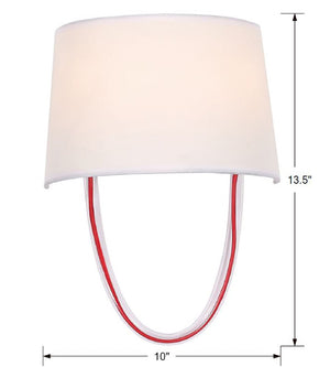 Stella 2 Light Polished Chrome Sconce 9902-CLEAR