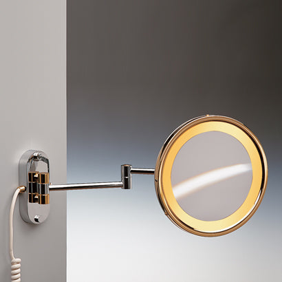 Lighted Makeup Mirror, Wall Mounted