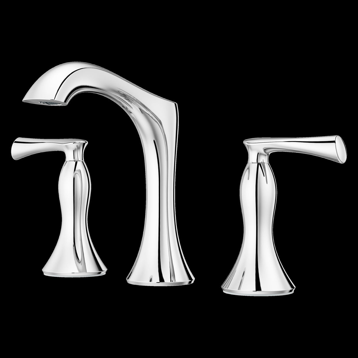 Rhen Widespread Lavatory Faucet in Polished Chrome
