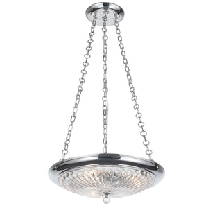 Celina 3 Light Antique Brass Chandelier 9943-AB