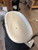 Native Trails NST6236-P Avalon Native Stone Freestanding Bathtub, 62", Pearl (Floor Model For Sale)