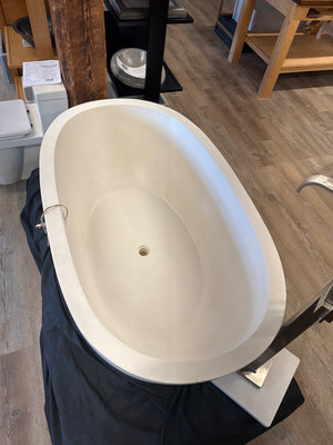 Native Trails NST6236-P Avalon Native Stone Freestanding Bathtub, 62", Pearl