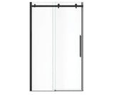 MAAX 138460-900-340-000 Vela 44 ½-47 x 78 ¾ in. 8mm Sliding Shower Door for Alcove Installation with Clear glass in Matte Black