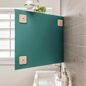 Eviva Sleek 30" x 30" Square Frameless Mirror