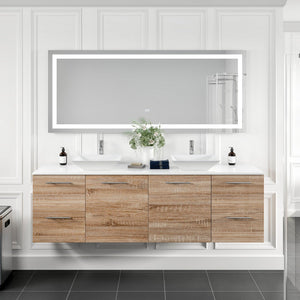 Eviva Lite 72" x 30" Rectangular Frameless Mirror