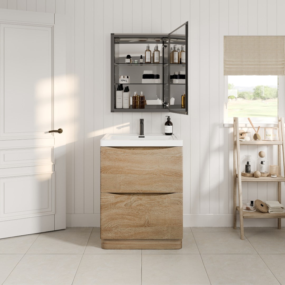 Eviva Lazy  Glass Medicine Cabinet