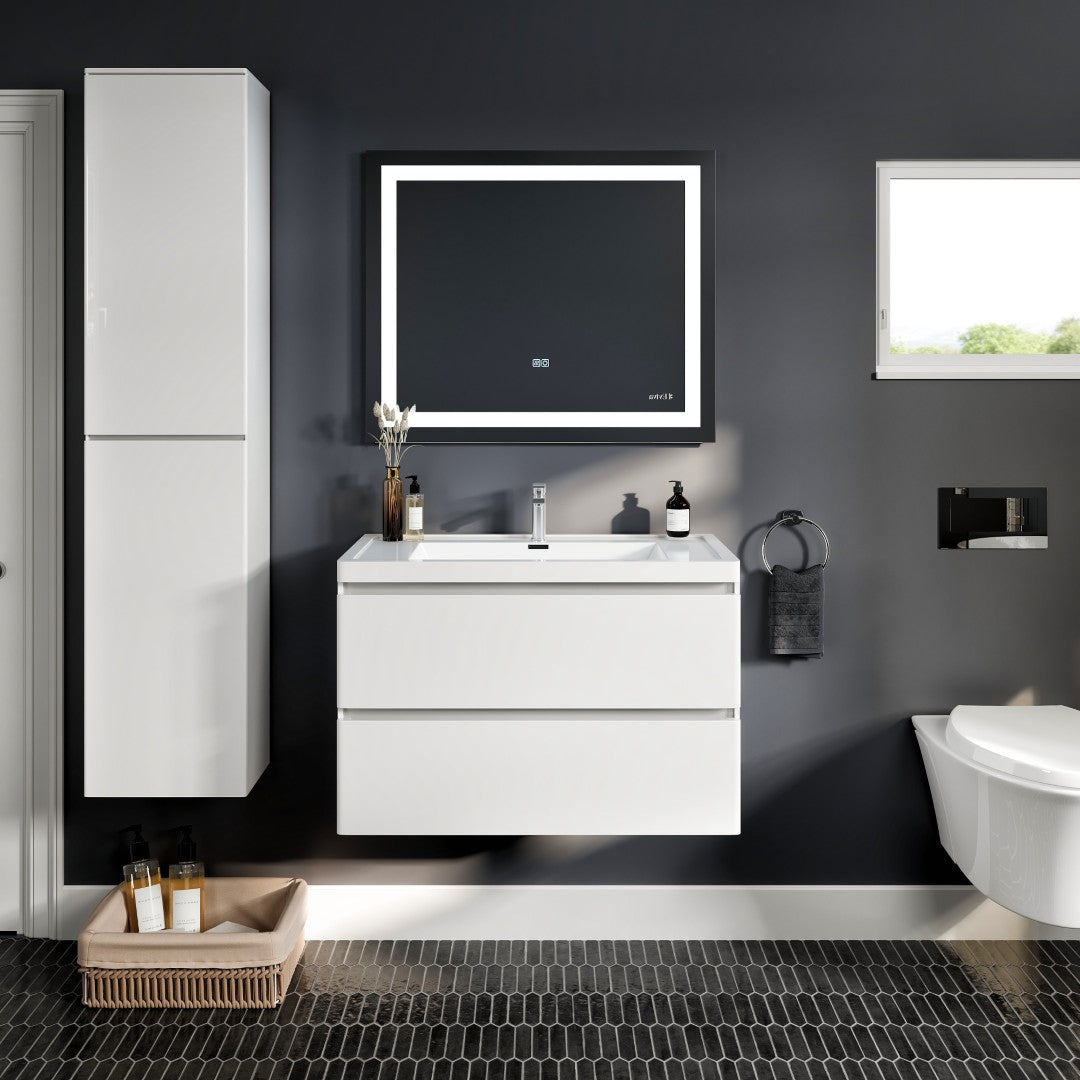 Eviva Lite 36" x 30" Rectangular Frameless Mirror