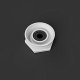Scale 12 inch Floor Mounted 1-piece 1.28 GPF Dual Flush Elongated Toilet in White Seat Included