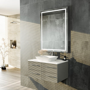 Eviva Glow 48" x 36" Rectangular Frameless Mirror