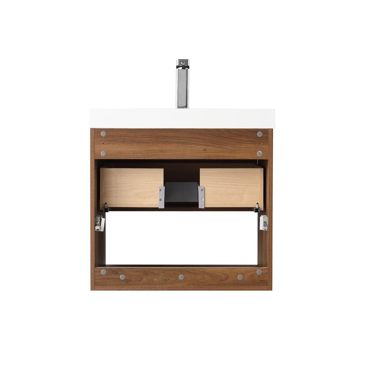 Blossom Bergen 24" Vanity with Dual LED Illumination - Adjustable Lighting and Soft-Closing Drawer