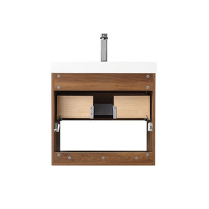 Blossom Bergen 24" Vanity with Dual LED Illumination - Adjustable Lighting and Soft-Closing Drawer