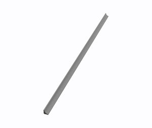 Swanstone CM-2072 1/2" x 1-1/4" x 72" Corner Molding in Ash Gray CM00072.203
