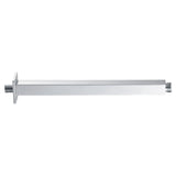 DAX Brass Square Ceiling Shower Arm, 8", Chrome DAX-1012-200-CR