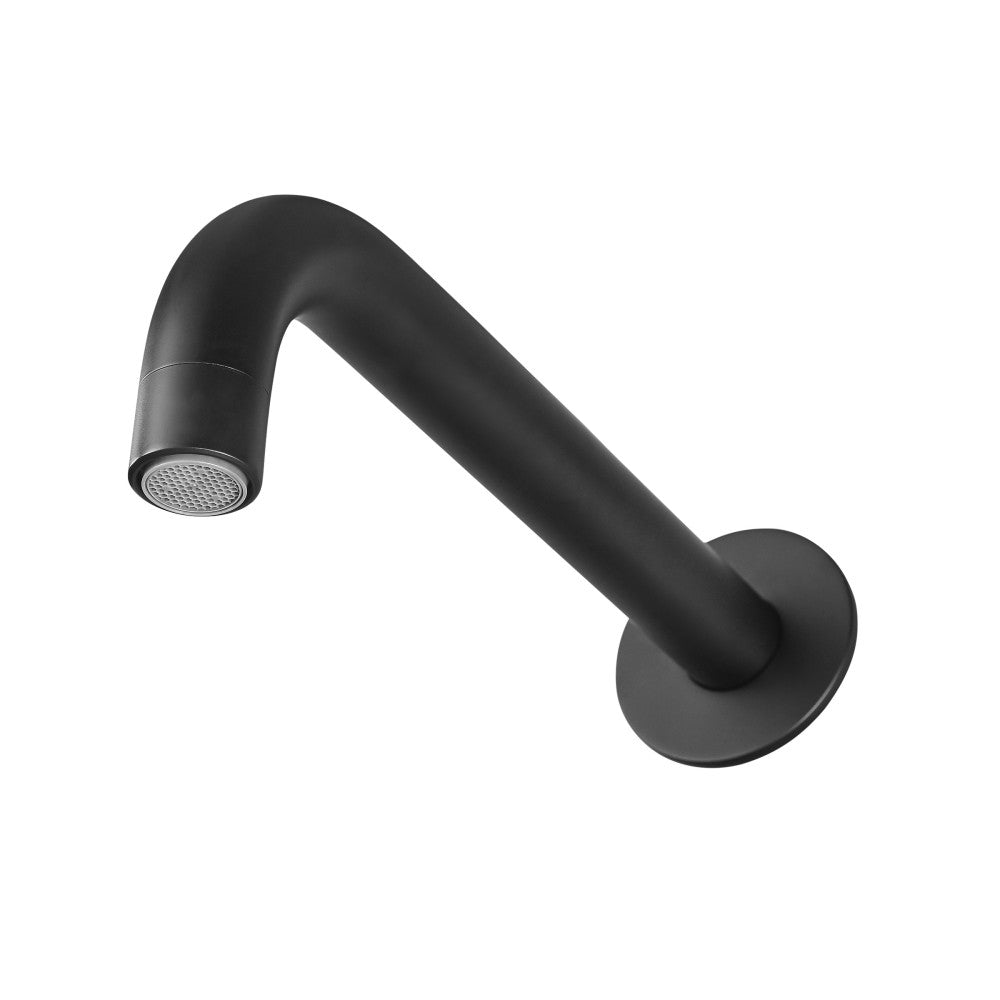 Ivy Single-Handle, Wall-Mount, Bathroom Faucet in Matte Black