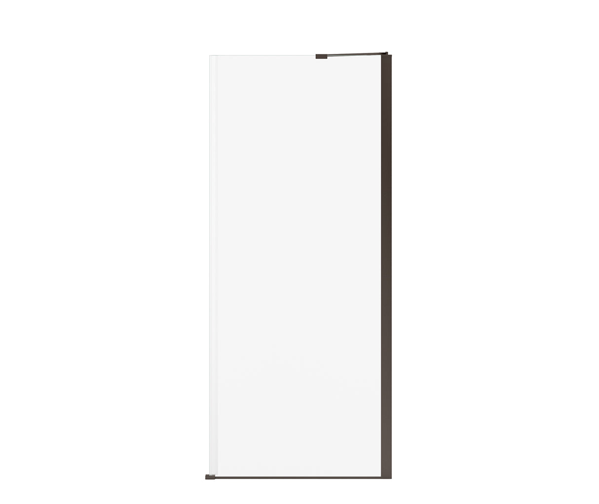 MAAX 139582-900-173-000 Reveal Sleek 71 Return Panel for 34 in. Base with Clear glass in Dark Bronze