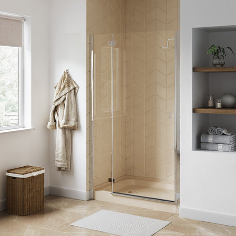 Voltaire 48 x 36 Single-Threshold, Left-Hand Drain, Shower Base in Biscuit