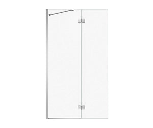 MAAX 137504-900-084-000 Edge Duo 42 x 75 in. 8 mm Pivot Shower Screen for Alcove Installation with Clear glass in Chrome