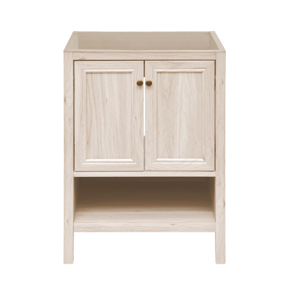 Château 24" Freestanding Bathroom Vanity Cabinet without Top in White Oak