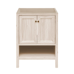 Château 24" Freestanding Bathroom Vanity Cabinet without Top in White Oak