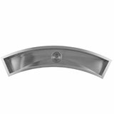 DAX Stainless Steel Handmade Bar Sink, Brushed Stainless Steel DAX-SQ-4512C