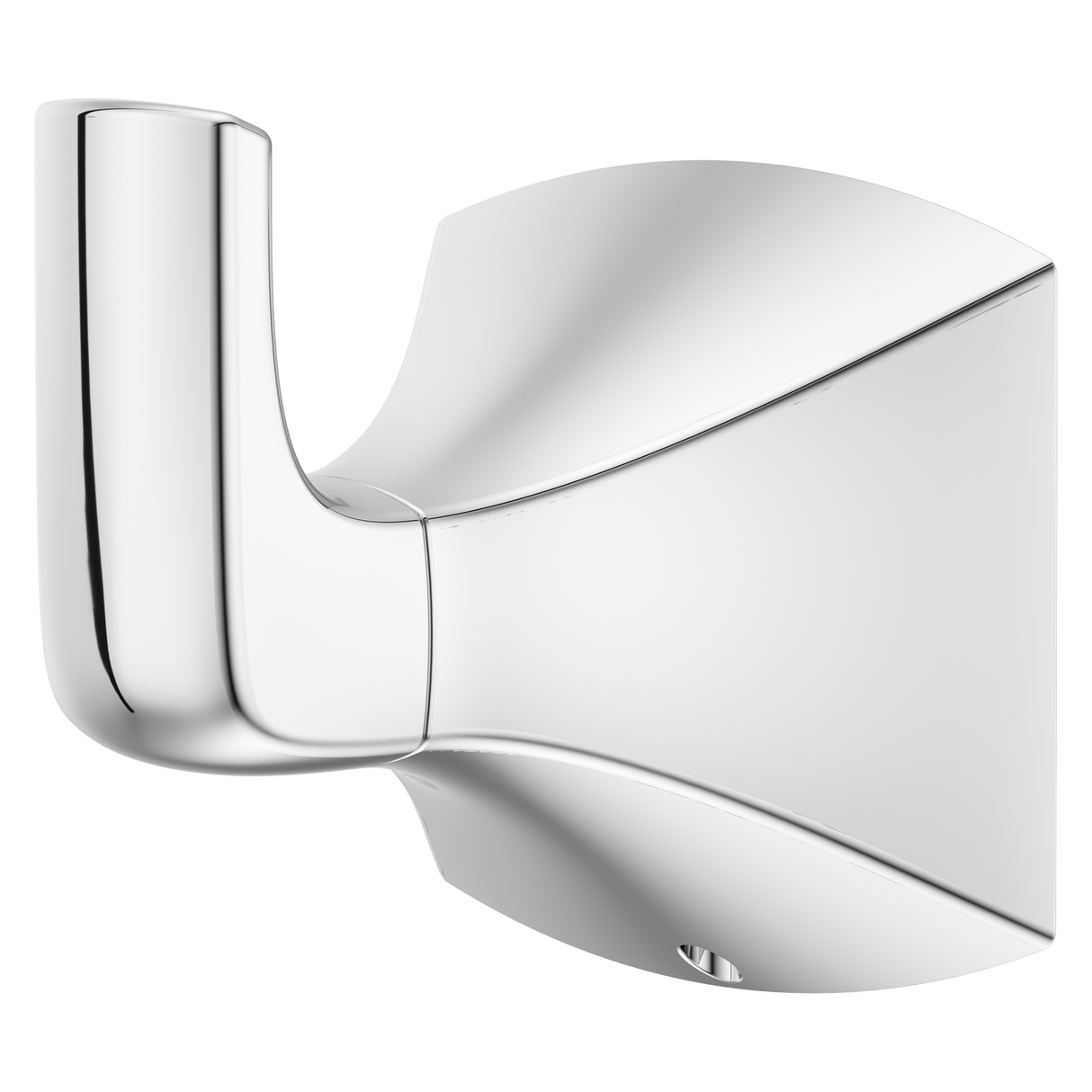 Soft Square Robe Hook In Polished Chrome