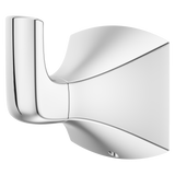 Soft Square Robe Hook In Polished Chrome