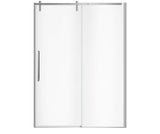 MAAX 135875-900-084-000 Nebula 56 ½-58 ½ x 78 ¾ in. 8mm Sliding Shower Door for Alcove Installation with Clear glass in Chrome