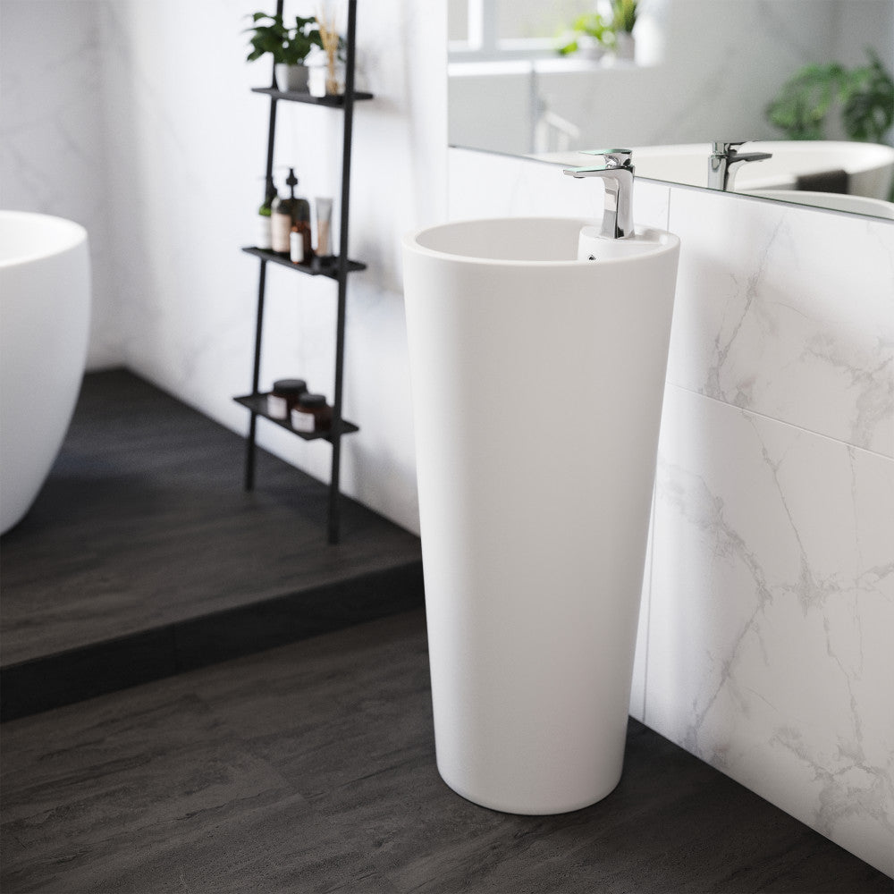 Monaco Circular Basin Pedestal sink