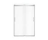 MAAX 136693-900-084-000 Revelation Round 44-47 x 70 ½-73 in. 8mm Bypass Shower Door for Alcove Installation with Clear glass in Chrome