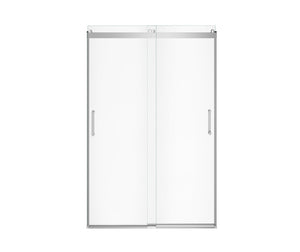 MAAX 136693-900-084-000 Revelation Round 44-47 x 70 ½-73 in. 8mm Bypass Shower Door for Alcove Installation with Clear glass in Chrome