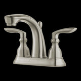 Avalon 2-Handle 4 Centerset Bathroom Faucet in Brushed Nickel