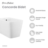 Concorde Wall-Hung Bidet