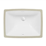 Plaisir 18.5 Rectangular Under-Mount Bathroom Sink