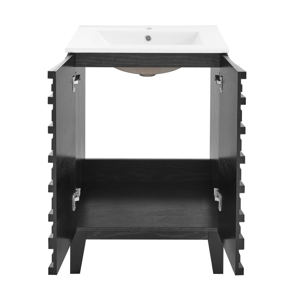 Cascade 24" Bathroom Vanity in Black