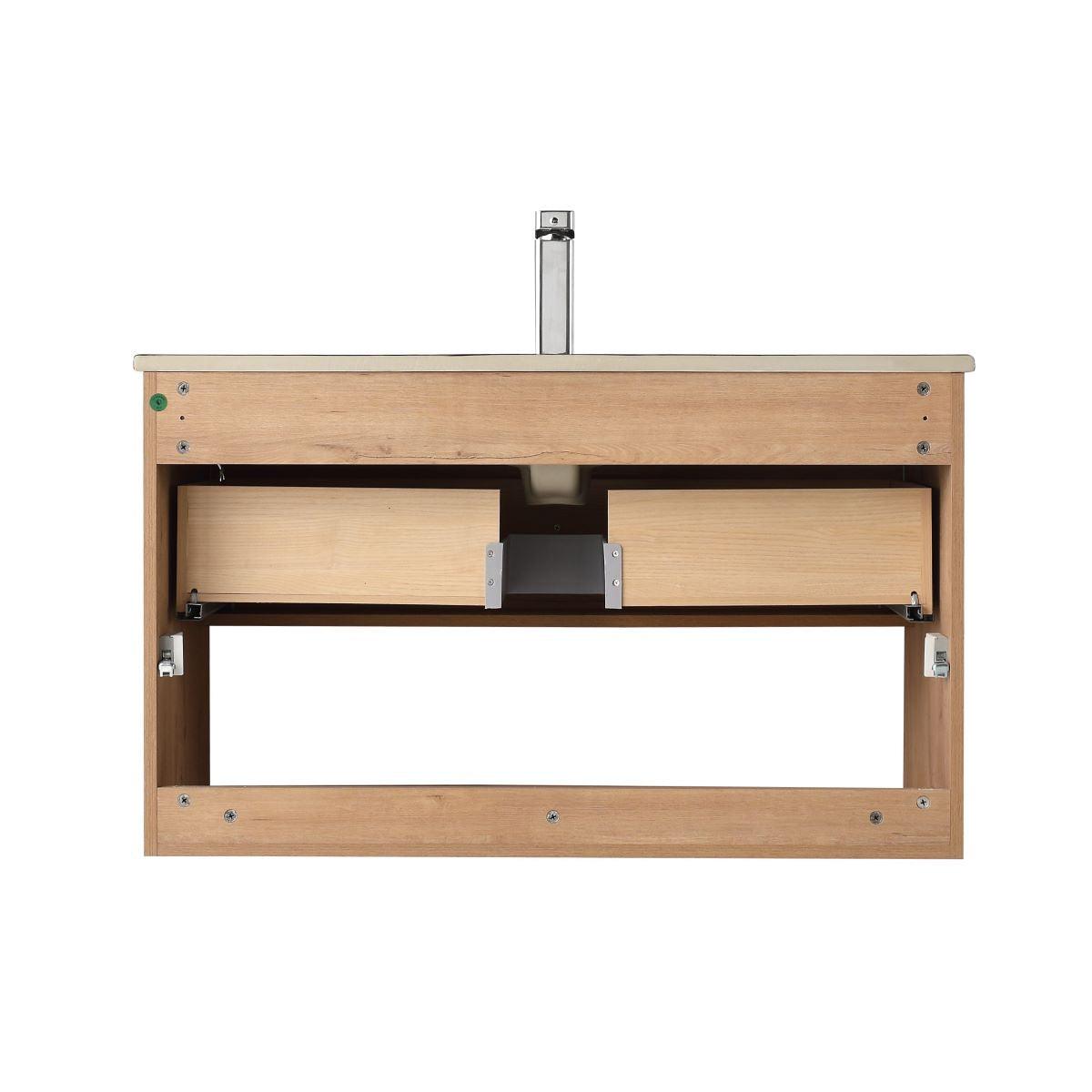 Blossom Bergen 36" Vanity with Dual LED Illumination - Adjustable Lighting and Soft-Close Drawer
