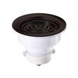 A-ss-13 / Sink Strainer Pvc for Kitchen W/ Dark Coffee Finish - 4-1... PoshHaus