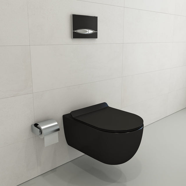 BOCCHI A0337-004 Milano Toilet Seat for 1632 model in Matte Black