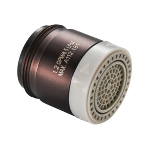 Spritz A151627UNSL5 Dual-function 1.2 GPM Male Aerator, 15/16